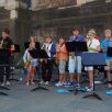 Busking on the Royal Mile, Edinburgh