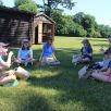 Year 5 blue group lunch al fresco