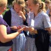 Annabelle shares her results with Miss Edwards