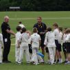 Team talk after the game